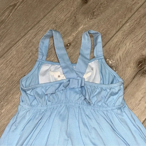 Janie and Jack Blue and White Camisole Empire Waist 4T - Picture 4 of 7